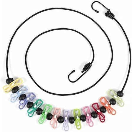 Multifunktionel teleskopisk tøjstativ til front - tag