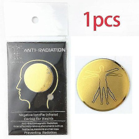 Anti-strålingsbeskyttelsesmærke til mobiltelefon, bærbar computer, ioner, EMF-blokering