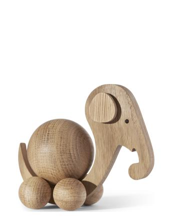 Spinning Elephant - Medium Home Decoration Decorative Accessories/details Wooden Figures Beige ChiCura