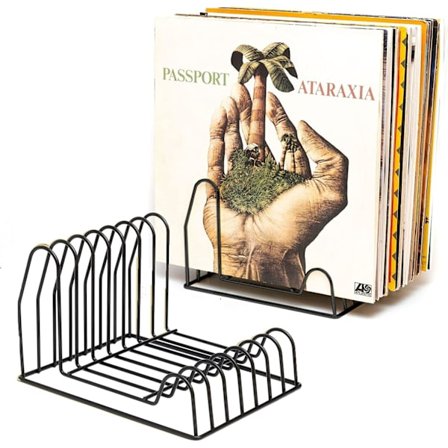 Lehtiteline - Vinyylilevyille sopiva teline 35 levylle - Esiteline - Kirjateline