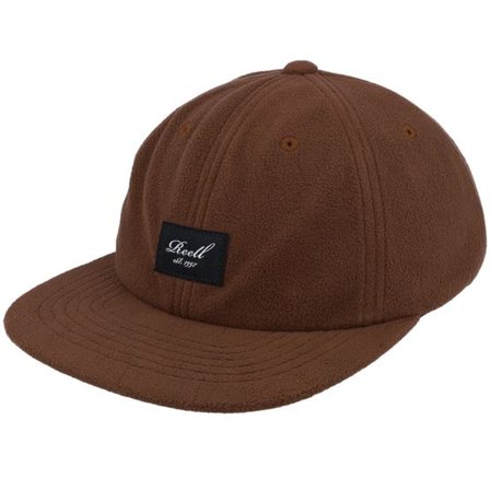 Reell - Brun snapback Keps - Flat 6-panel Bark Brown Snapback @ Hatstore