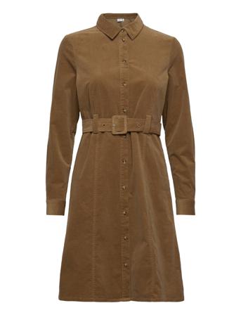 Numaurya Dress Noos Kort Kjole Brun Nümph