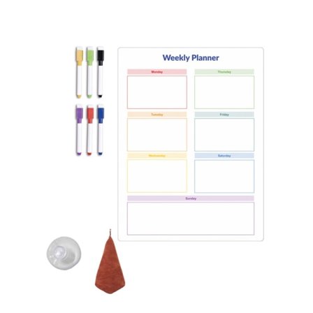 Kjøleskap magnetisk kalender ukentlig planlegger magnetisk kalender whiteboard månedlig gjøremålsliste handleliste tavle