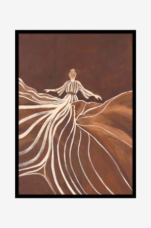 Malerifabrikken - BildeGorgeous, Svart rammeme - Brun - Bilder & skilt - Fra Homeroom