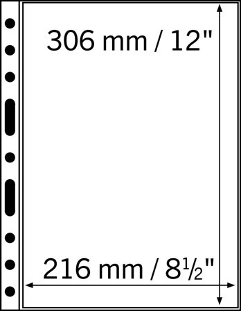 GRANDE EASY plastlommer til dokumenter op til A4 - 50 stk. - Leuchtturm