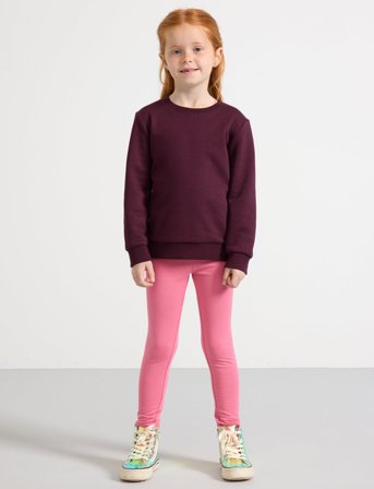 Lindex Leggings Basic Brushed Inside - Pink - 92