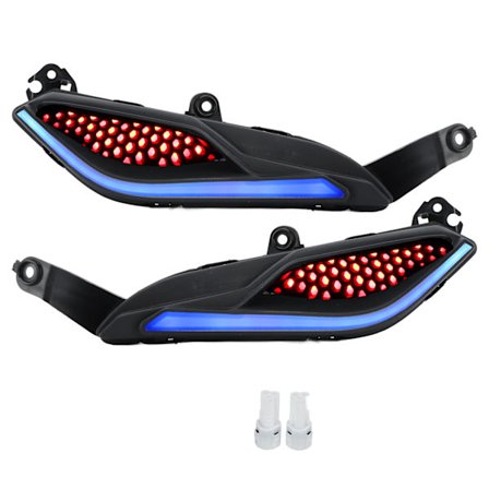 2 kpl Moottoripyörän Vilkkuvalot Vasen Oikea IP67 Vedenkestävä Korkea Kirkkaus Vaihto RS 150 RS150R Siniset Valot