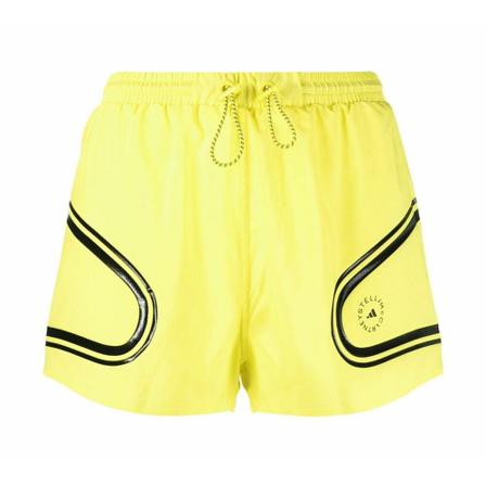 Adidas by Stella McCartney, Short Shorts Geel, Dames, Maat:XS