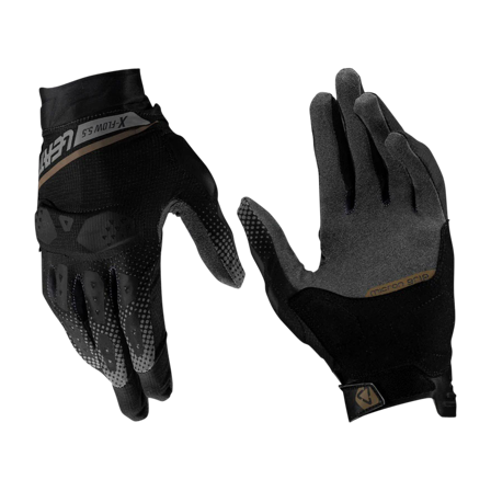 Motorradhandschuhe Leatt ADV X-Flow 5.5 Kurzschaft Stealth Black M