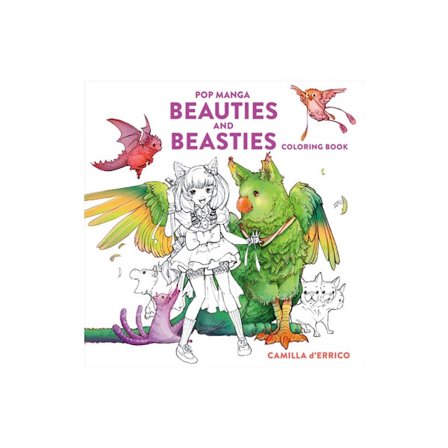 Pop Manga Beauties and Beasties Coloring Book (häftad, eng)