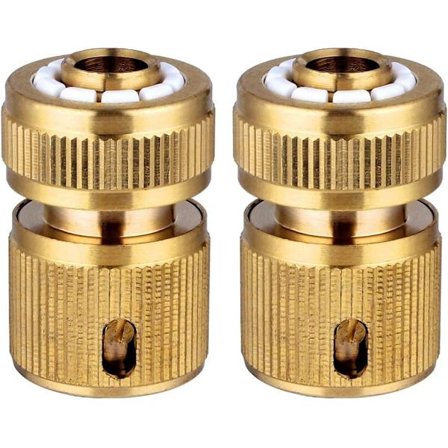 2-osainen messinkinen puutarhaletkun pikaliitin, puutarhaletkun pikaliitin 1/2" pikaliitin