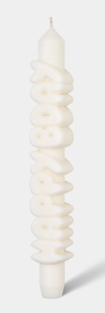 CandleHand Stearinlys Happy Bday Hvit