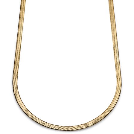 Essentials | Collar de cadena de espiga dorado de 6 mm para hombres - Collares de cadena