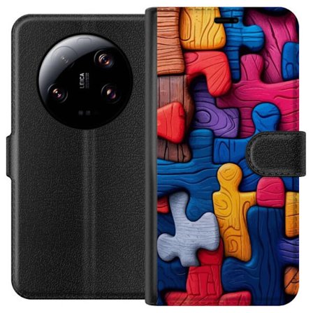 Yhteensopiva Lompakkokotelo Xiaomi Xiaomi 13 Ultra Leikkisä kuvitus Stitchin kanssa vaaleanpunaisissa omenoissa pehmeässä pastellidesignissa, jossa