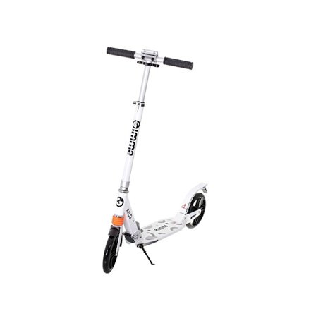 Sammenklappelig cityscooter hvid 200mm hjul