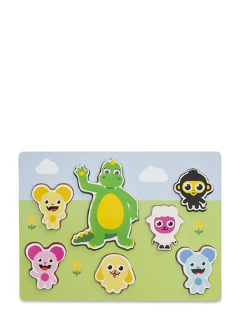 Teddykompaniet | Bolibompa - Shape Puzzle, 7-Pieces, 1-3 Years | ONE SIZE