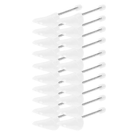 10 par skotre, plast skostrekkere, gjennomsiktig skoform med spiralfjær