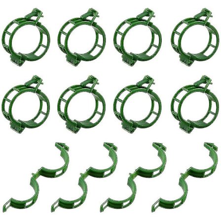 Plantstöd Clips Spaljé Clips För Att Stödja Grönsaksplantors Stammar - 150 Stycken #yg