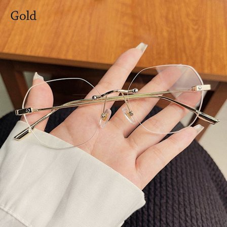 Anti Blue-ray Briller Optisk Brillestel GULD