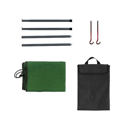 Campingkök Vindskydd Canvas Vindskydd Utomhus BBQ Picknick Camping Vandring Lätt Spis