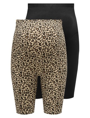 Only Maternity | Olmlovely Life Shorts Jrs Mat 2 Pack Aop | XXL