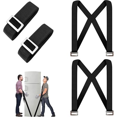 Løfte- og bærestroppsystem for personer, Maxi 200 kg møbelløftestropper for enkel transport og sikring av møbler