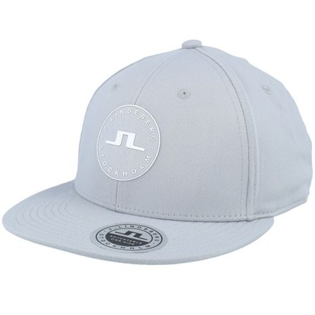 J.Lindeberg - Grå snapback Keps - Drive Cap High Rise Snapback @ Hatstore