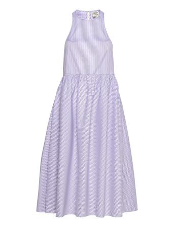 Adeva Knälång Klänning Lila Baum Und Pferdgarten