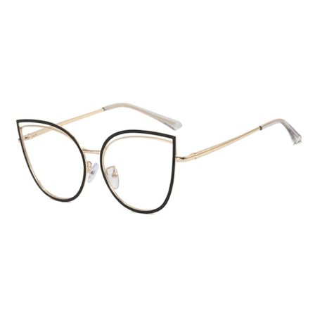 Anti-Blue Light Glasögon Fyrkantiga Glasögon SVART