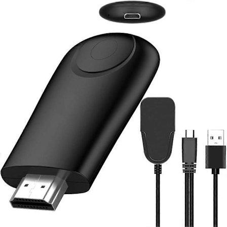 Trådlös HDMI-skärmadapter, HDMI-sändare och mottagare, 1080P Speglingsadapter för iPhone, iPad, Android, iOS, Windows, PC till HDTV