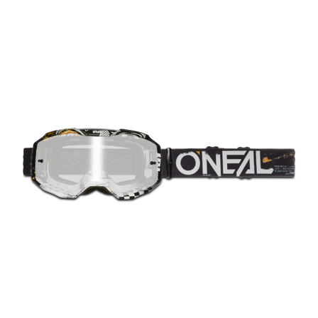 Ochelari Motocross O'Neal B-10 Attack negru/alb