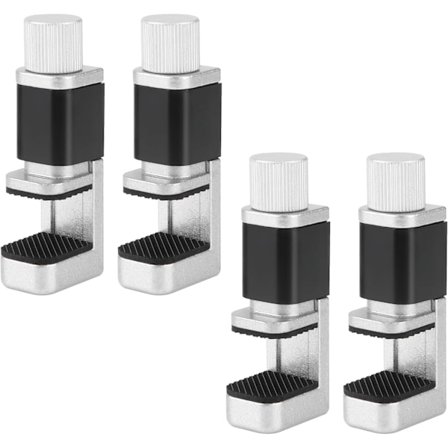 4 stk. Smartphone Skærmklemme, Justerbar Metal Clip Klemme til Samsung, Huawei, Tablets, LCD Skærm