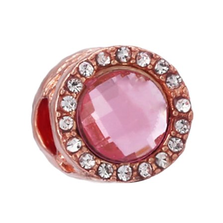 Pandora rosa guld krone vedhæng løse perler piger perlebesat. 45