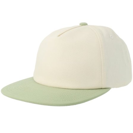 Equip - Beige snapback Caps - Off White/Sage Green Mid Golfer A-Frame Snapback @ Hatstore