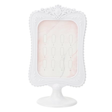 Nagellack Gel Färg Display Ram Showcase Ram Tavla Salong Tillbehör Vit