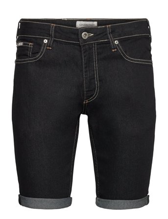 Stretch Denim Shorts Black Lindbergh