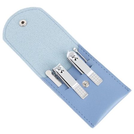 4st/ Set Manikyr Set Nagelklippare Verktyg BLÅ AA