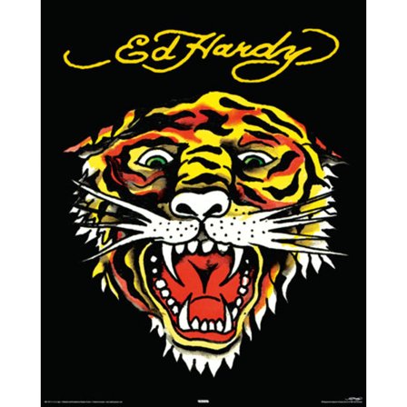 Ed Hardy Poster Tiger