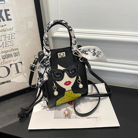 Spice Girl Bucket Bag Crossbody Bag SVART