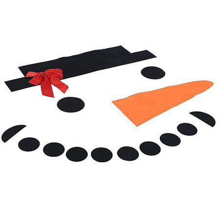 DIY NonWoven Snögubbe Juldekoration för Vägg Dörr Utomhus Garage Dekorationer