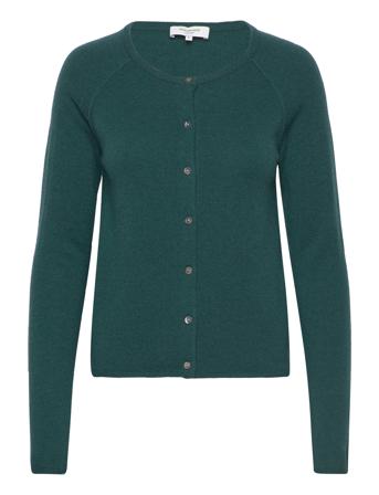 Wool & Cashmere Cardigan Strikkegenser Cardigan Blå Rosemunde*Betinget Tilbud