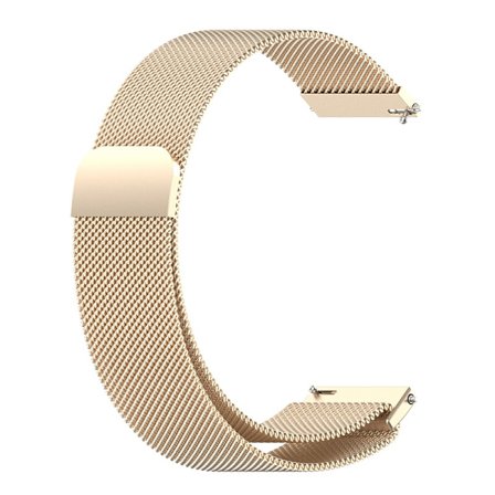 Milanese Loop Armband Garmin Vivoactive 4 Champagne Guld