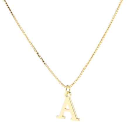 Halskæde med Bogstav, Mode Smykker, Bogstavsberlock Halskæde, Trøjekæde, Alfabetvedhæng Halskæde til Valentinsdag Gave_jar