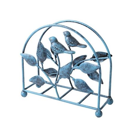 Metal Fugl Vertikal Serviet Holder Til Bord Moderne Serviet Holder Vævs Dispenser Perfekt