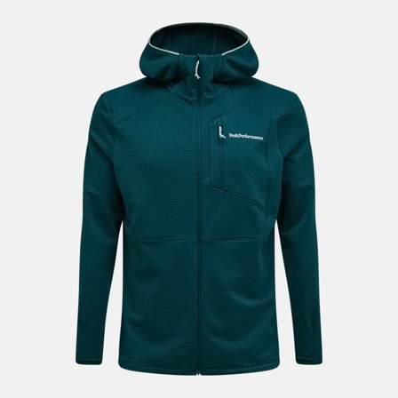 Peak Performance - Trail Polartec Power Grid Zip Hood Homme