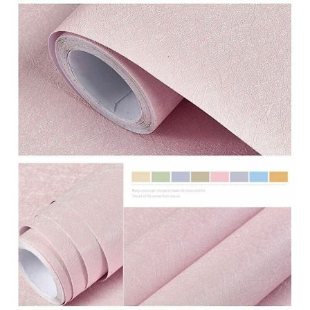 Tapet Tykt Selvklæbende Tykt Monokromt Relief I Europæisk Stil Påvirket Vandtæt Stue Sovesal Væg Selvklæbende Tapet