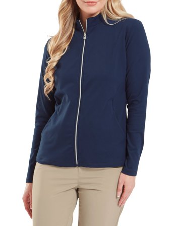 FootJoy Full-Zip Wind Shirt - Navy - S
