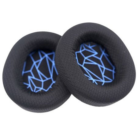 Öronkuddar till SteelSeries Arctis 3 5 7 (1 par) Svart/Blå
