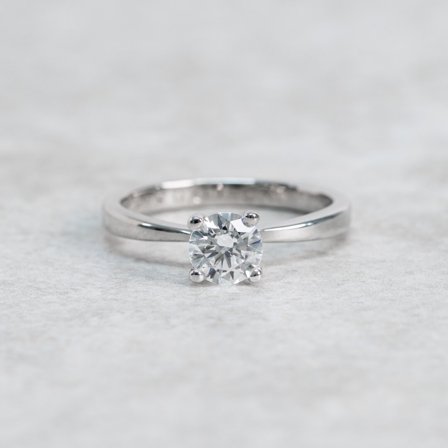 Förlovningsring Ljungeld, 18K Vitguld - Förlovning- och vigselringar