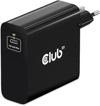 Club 3D Travel Charger 140 Watt Gan